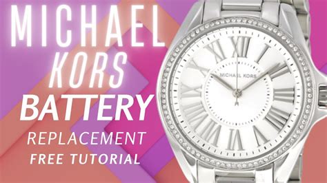 where can i get my michael kors watch battery replaced|mk smart watch battery replacement.